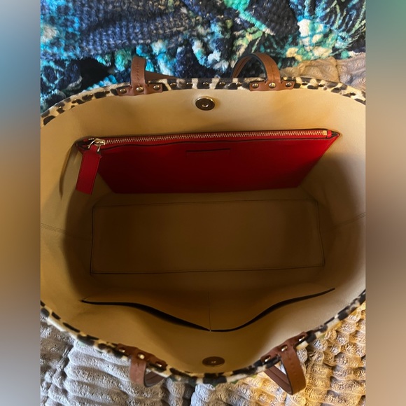 Valentino Leopard Canvas Tote - Picture 12 of 17